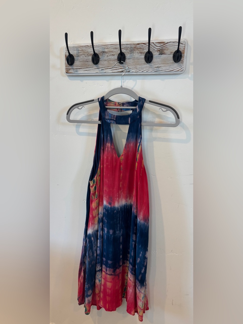 entro Tie-Dye Halter Dress. Size S